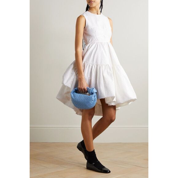 NWT Cecilie Bahnsen Sanne Sun Puffy Mini Dress White Size US 8 $2365